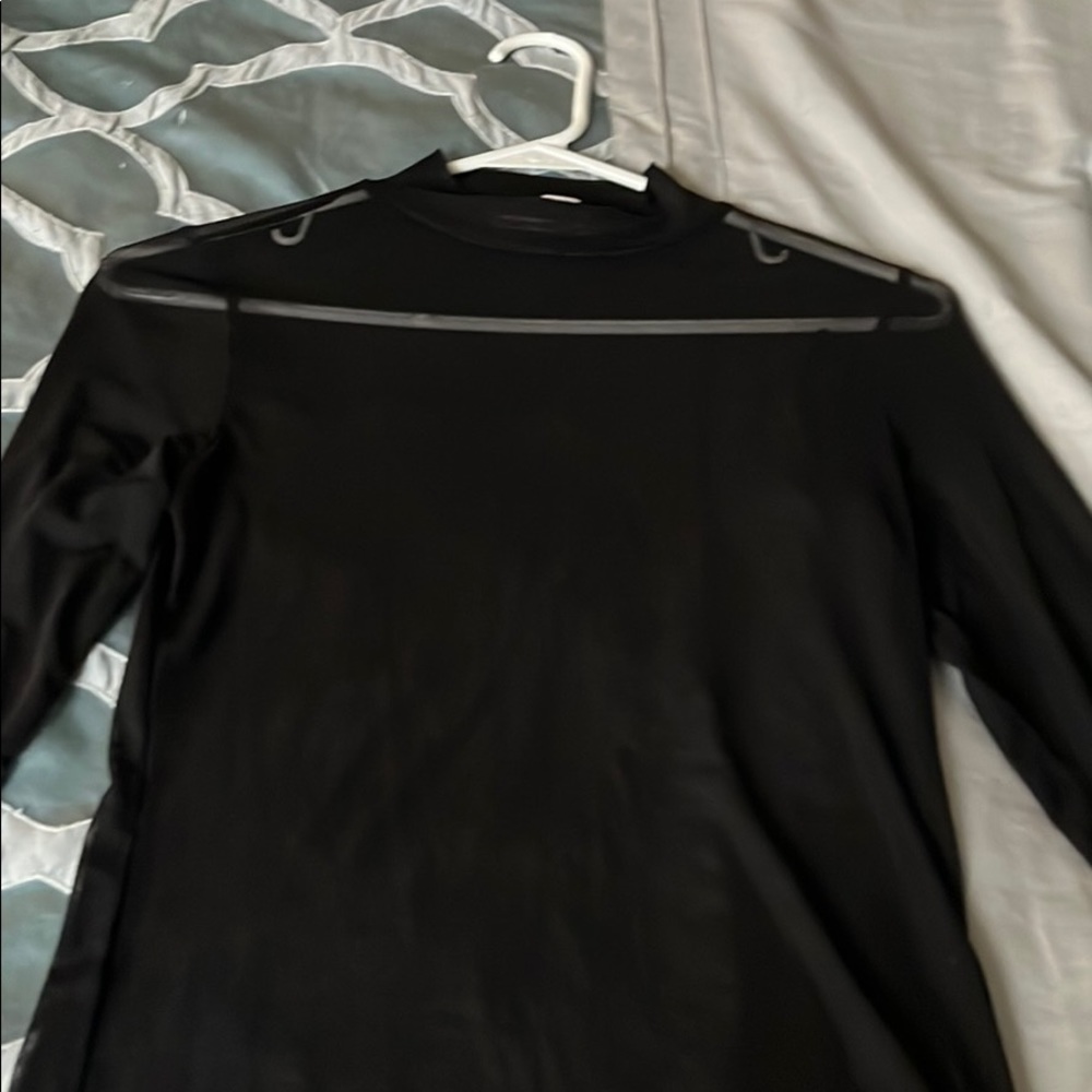 See thru long sleeve shirt